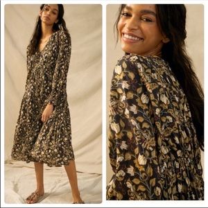 Anthropologie Let Me Be Odette Mid Dress 4